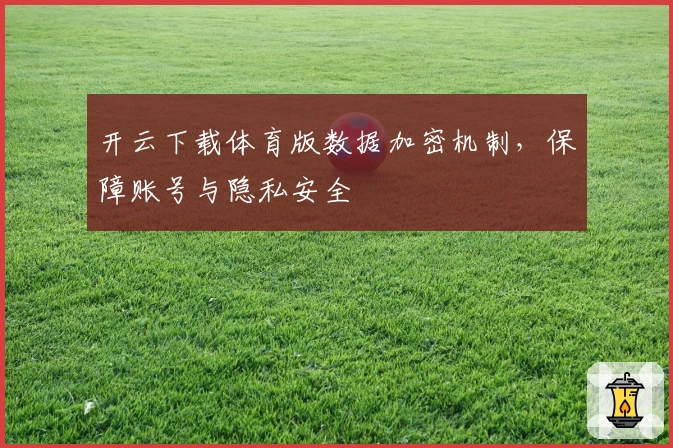 开云下载体育版数据加密机制，保障账号与隐私安全